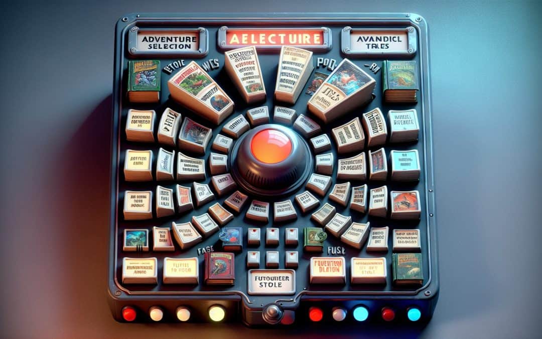 Automat koji ti nudi da biraš priču igre kao knjigu