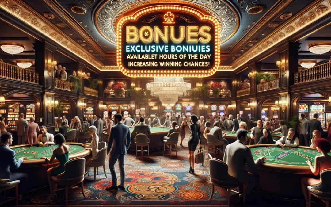 Casino bonusi koji vrijede samo određene sate u danu