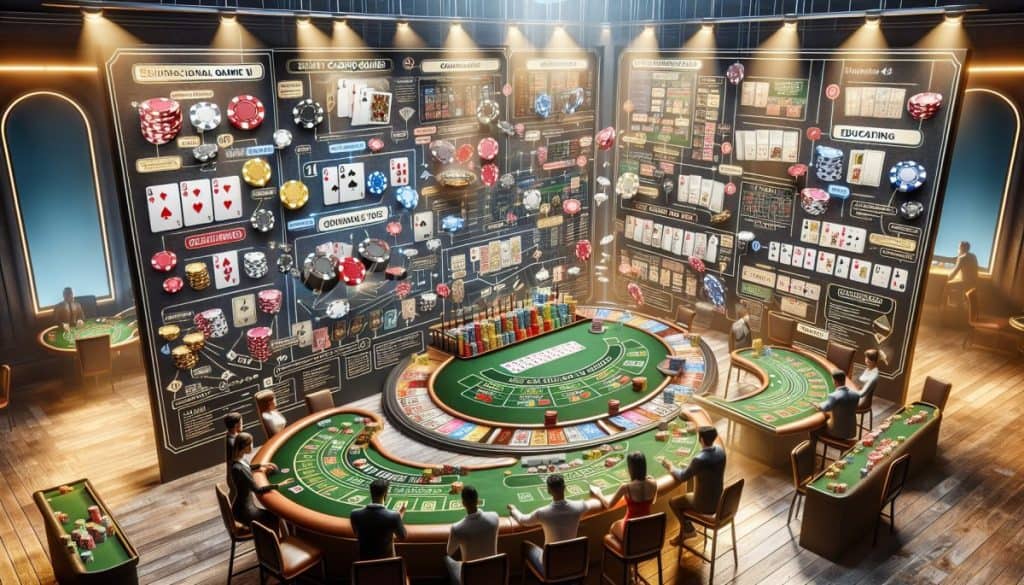 Kazina koja nude edukativni mod za učenje pravila