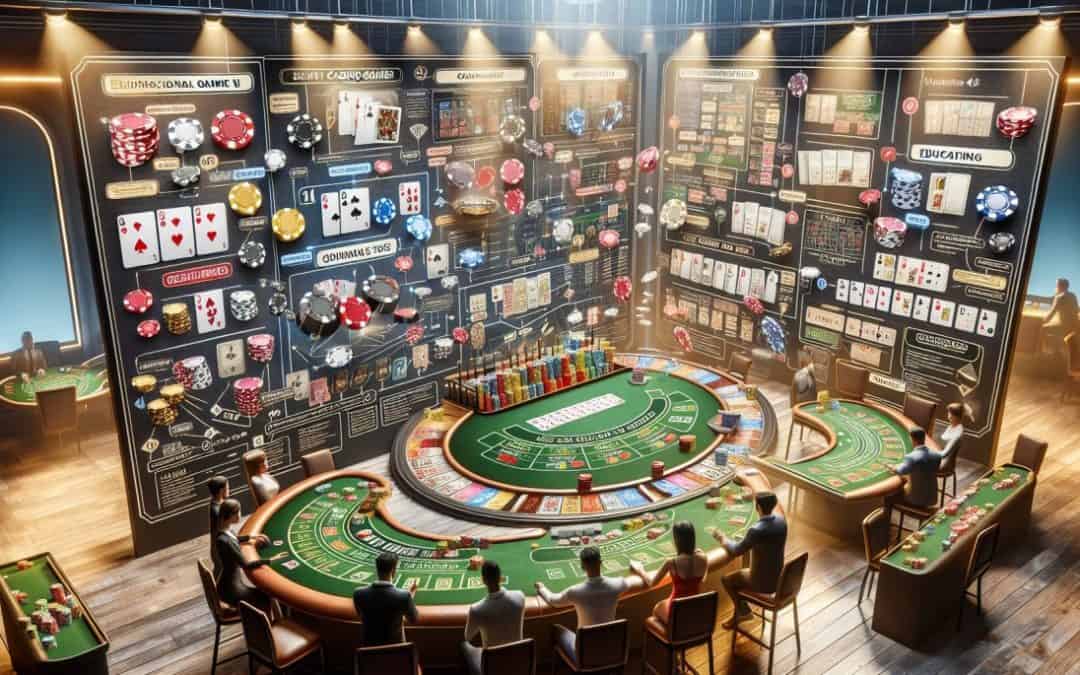 Kazina koja nude edukativni mod za učenje pravila