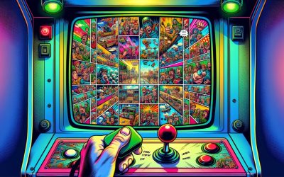 Automat koji prikazuje tvoju igru kroz komične stripove